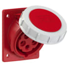 PC ELECTRIC - CEE-Anbausteckdose schräg (80x97mm) 16A 5p 6h IP67