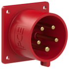 PC ELECTRIC - CEE-Anbaugerätestecker 75x75 gerade 32A 5p 6h IP44