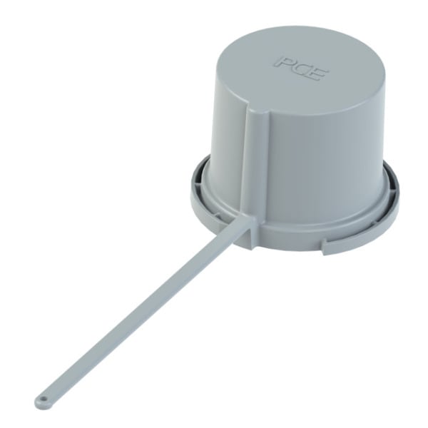 PC ELECTRIC - Wasserschutzkappe IP67 für CEE-Stecker 125A (3p+4p+5p) grau