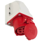 PC ELECTRIC - CEE-Wandsteckdose (kompakt) 16A 4p 6h IP44