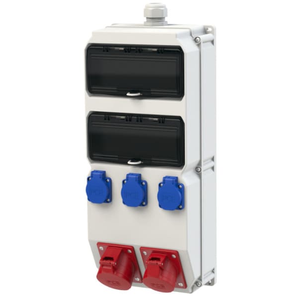 PC ELECTRIC - Wandverteiler Kunststoff Baureihe Strobl BV 32/5 16/5 3xSSD M32oBVu HKL Pc