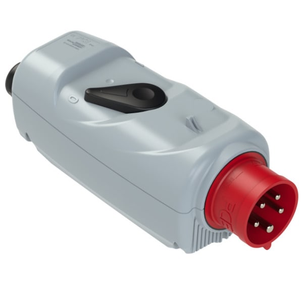 PC ELECTRIC - CEE-Stecker mit Schalter (EIN-AUS)  16A 5p 6h IP44
