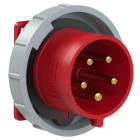 PC ELECTRIC - CEE-Anbaugerätestecker 75x75 gerade 32A 5p 6h IP67 TT