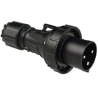 PC ELECTRIC - CEE-Stecker 63A 3p 6h IP67 POWER TWIST schwarz