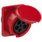 PC ELECTRIC - CEE-Anbausteckdose schräg (100x112) 63A 5p 6h IP44 POWER TWIST