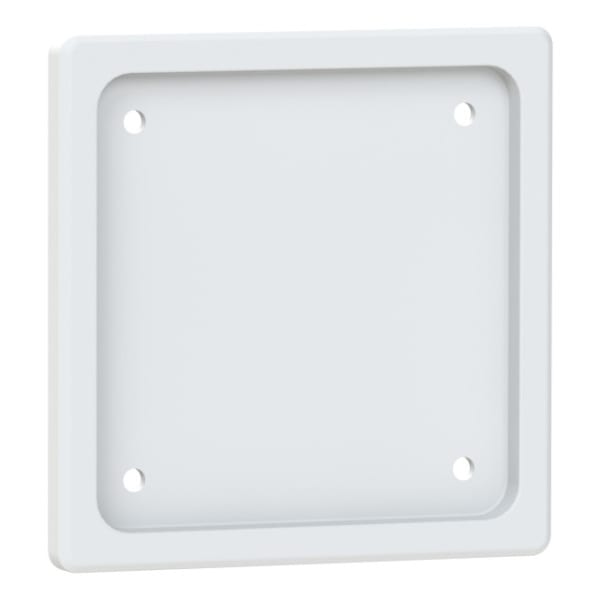 PC ELECTRIC - Blindflansch für Designsteckdosengehäuse (weiß)