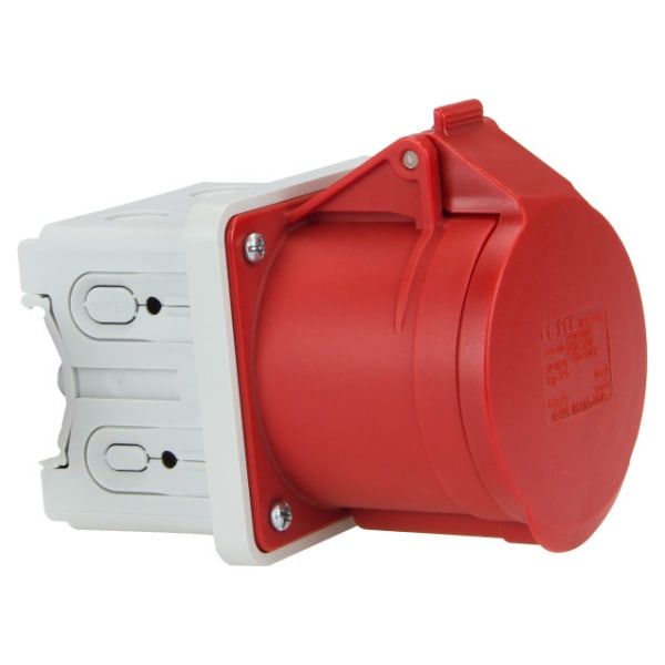 PC ELECTRIC - Anbaudose 32A 5p 6h für DIN-Schiene