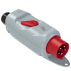 PC ELECTRIC - CEE-Motorschutzstecker (PKZM0) 32A 5p 6h (2.5-4.0A) IP44 mit Bügel