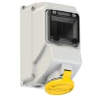PC ELECTRIC - CEE-Wandsteckdose mit Fenster 32A 3p 4h IP44