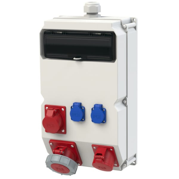 PC ELECTRIC - Wandverteiler Kunststoff Baureihe Sölden BV 63/5 32/5 16/5 2xSSD M40oBVuPc