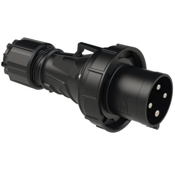 PC ELECTRIC - CEE-Stecker 63A 4p 6h IP67 POWER TWIST schwarz