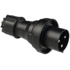 PC ELECTRIC - CEE-Stecker 125A 3p 6h IP67 POWER TWIST schwarz