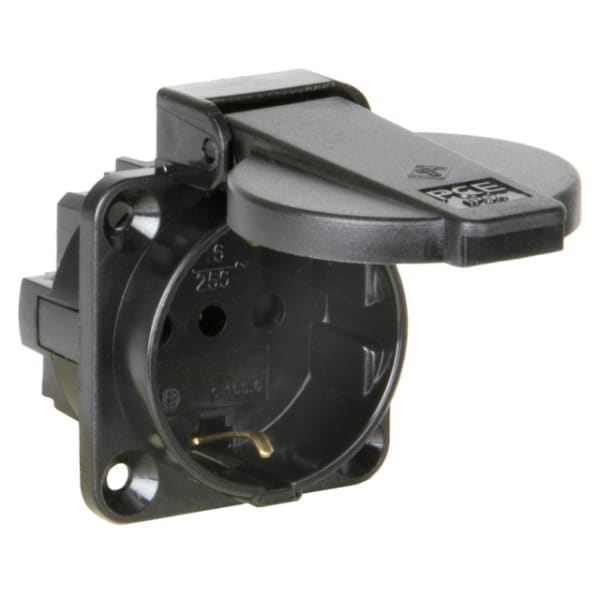 PC ELECTRIC - Anbausteckdose sw. ITA+DE 16A IP54 PCE
