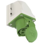 PC ELECTRIC - CEE-Wandsteckdose (kompakt) 16A 3p 2h IP44
