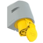PC ELECTRIC - CEE-Wandsteckdose 16A 3p 4h IP44 TT