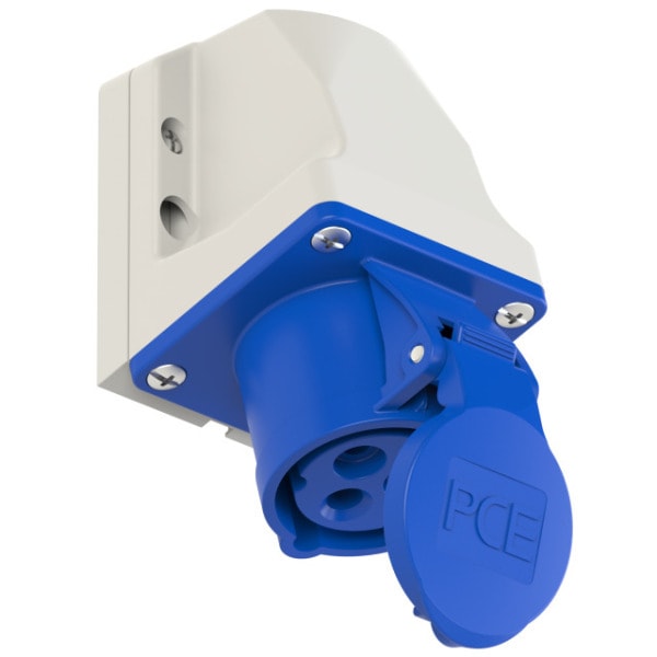 PC ELECTRIC - CEE-Wandsteckdose (kompakt) 16A 3p 6h IP44