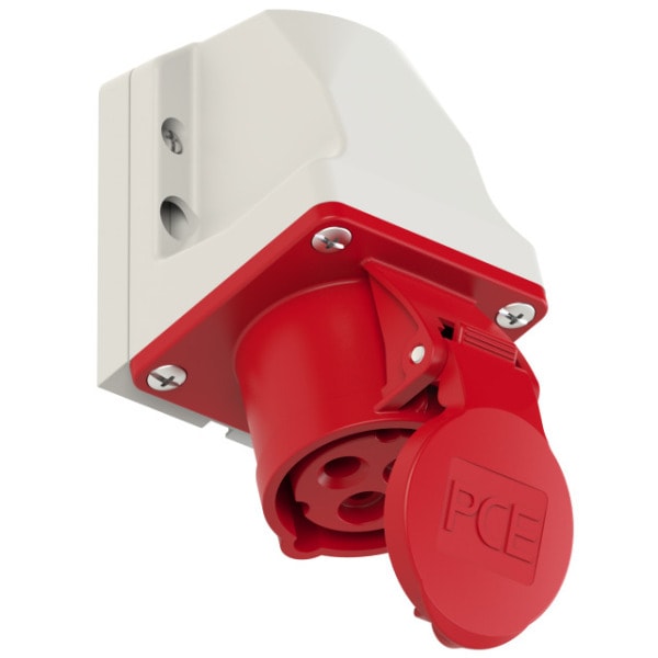 PC ELECTRIC - CEE-Wandsteckdose (kompakt) 16A 3p 9h IP44