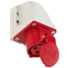 PC ELECTRIC - CEE-Wandsteckdose (kompakt) 16A 3p 9h IP44