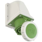 PC ELECTRIC - CEE-Wandsteckdose 16A 4p 2h IP67
