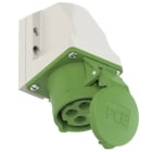 PC ELECTRIC - CEE-Wandsteckdose (kompakt) 16A 4p 2h IP44