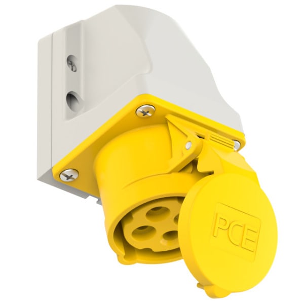 PC ELECTRIC - CEE-Wandsteckdose (kompakt) 16A 4p 4h IP44