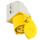 PC ELECTRIC - CEE-Wandsteckdose (kompakt) 32A 3p 4h IP44