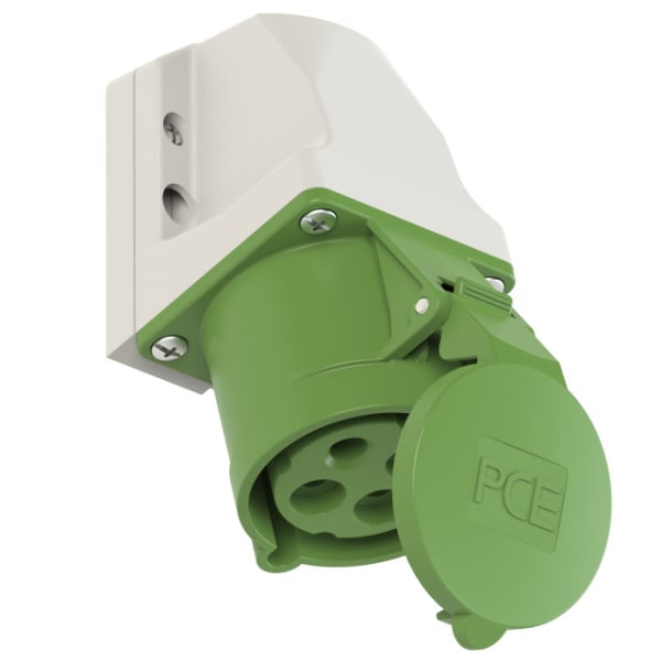PC ELECTRIC - CEE-Wandsteckdose (kompakt) 32A 4p 10h IP44