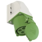 PC ELECTRIC - CEE-Wandsteckdose (kompakt) 32A 4p 2h IP44