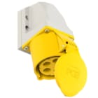 PC ELECTRIC - CEE-Wandsteckdose (kompakt) 32A 5p 4h IP44