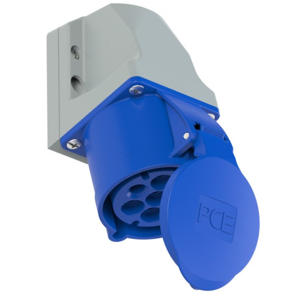 PC ELECTRIC - CEE-Wandsteckdose 32A 7p 9h IP44/IP54