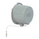PC ELECTRIC - Wasserschutzkappe IP67 für CEE-Stecker 16A (4p) grau