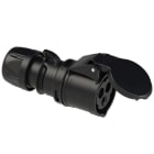PC ELECTRIC - CEE-Kupplung 32A 3p 6h IP44/IP54 TT SHARK schwarz