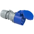 PC ELECTRIC - CEE-Kupplung 16A 4p 9h IP44/IP54 SHARK TT