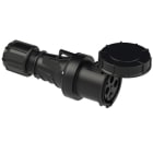 PC ELECTRIC - CEE-Kupplung 63A 4p 6h IP67 POWER TWIST schwarz