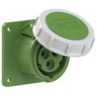 PC ELECTRIC - CEE-Anbausteckdose gerade (75x75mm) 16A 3p 2h IP67