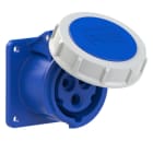 PC ELECTRIC - CEE-Anbausteckdose gerade (65x65mm) 16A 3p 6h IP67