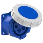 PC ELECTRIC - CEE-Anbausteckdose gerade (70x70mm) 32A 5p 9h IP67
