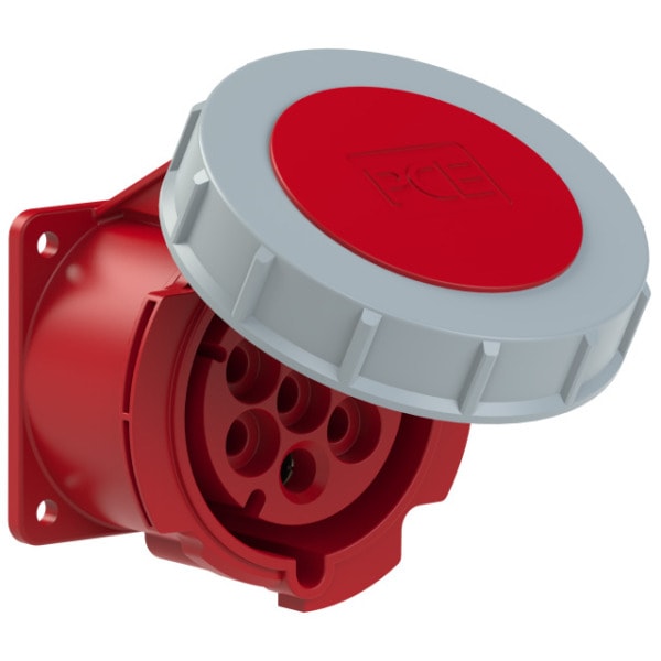 PC ELECTRIC - CEE-Anbausteckdose (70x70mm) 32A 7p 6h IP66/IP67
