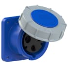PC ELECTRIC - CEE-Anbausteckdose gerade (100x107) 63A 3p 6h IP67 POWER TWIST