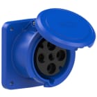 PC ELECTRIC - CEE-Anbausteckdose gerade (100x107) 63A 4p 9h IP44 POWER TWIST