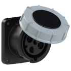 PC ELECTRIC - CEE-Anbausteckdose gerade (100x107) 63A 4p 7h IP67 POWER TWIST