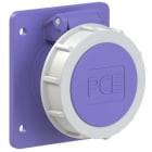 PC ELECTRIC - CEE-Anbausteckdose gerade 75x85mm 16A 2p 24VAC 50/60Hz IP66/IP67 TWIST