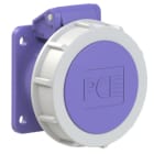 PC ELECTRIC - CEE-Anbausteckdose gerade 54x60mm 32A 3p 24VAC 50/60Hz IP66/IP67 TWIST