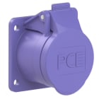 PC ELECTRIC - CEE-Anbausteckdose gerade 54x60mm 32A 2p 24VAC 50/60Hz IP44/IP54 TWIST