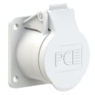 PC ELECTRIC - CEE-Anbausteckdose gerade 54x60mm 16A 2p 42VAC 50/60Hz IP44/IP54 TWIST