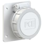PC ELECTRIC - CEE-Anbausteckdose gerade 75x85mm 16A 2p 24/42VDC IP66/IP67 TWIST