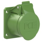 PC ELECTRIC - CEE-Anbausteckdose gerade 54x60mm 16A 3p 24/42VAC 300Hz IP44/IP54 TWIST