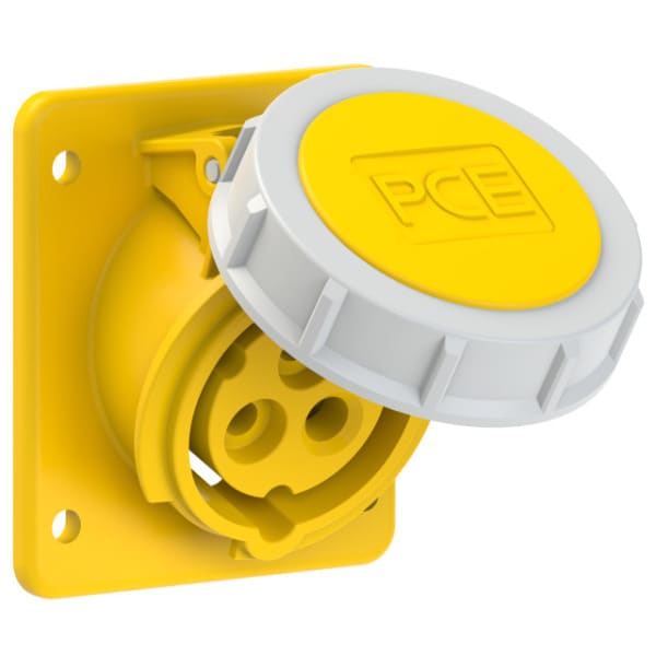 PC ELECTRIC - CEE-Anbausteckdose schräg (75x85mm) 16A 3p 4h IP67