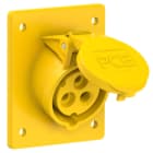 PC ELECTRIC - CEE-Anbausteckdose schräg (80x97mm) 16A 3p 4h IP44/IP54