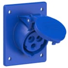 PC ELECTRIC - CEE-Anbausteckdose schräg (80x97mm) 16A 3p 6h IP44/IP54